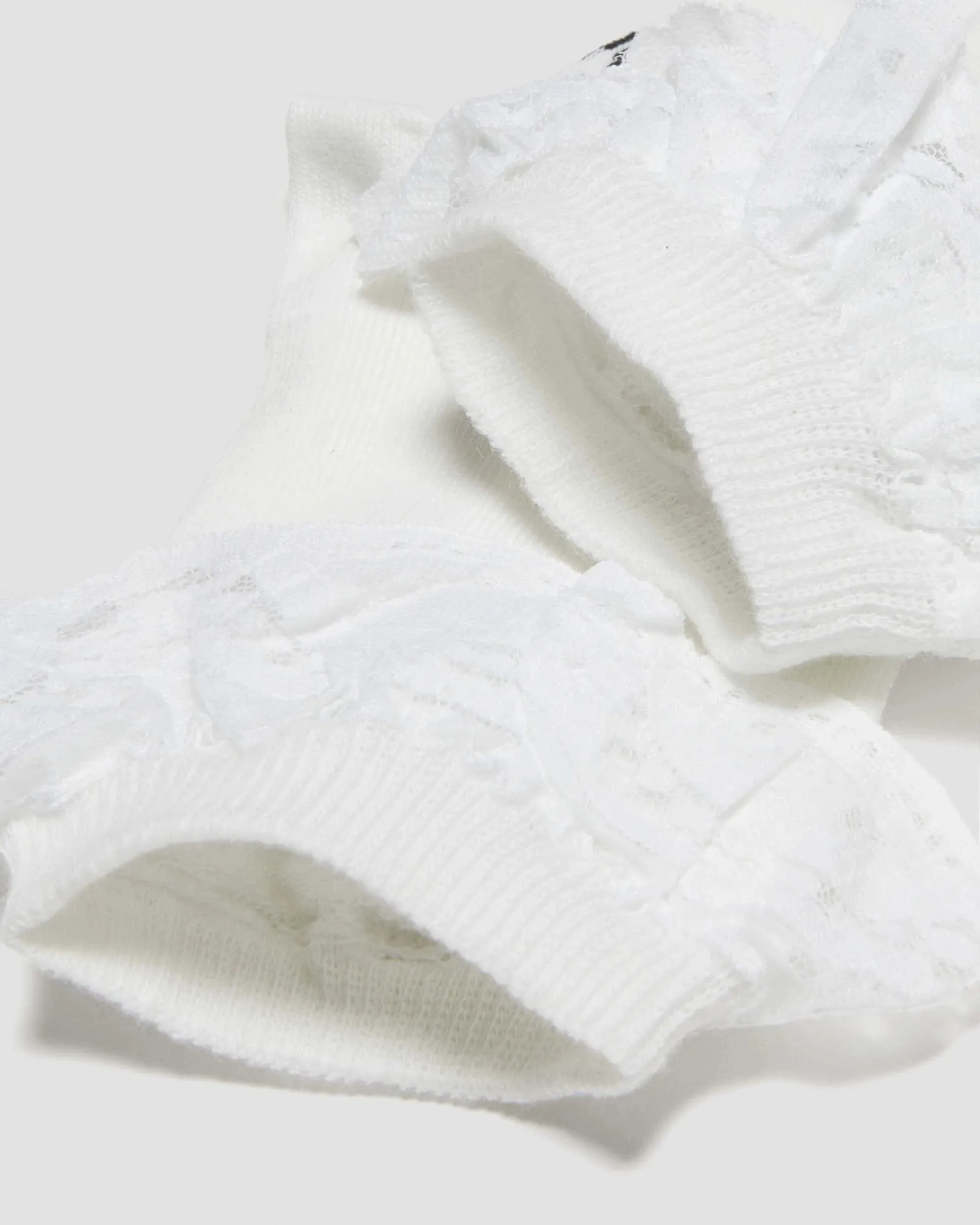 Dr. Martens Frill Sock Organic Cotton Blend - White