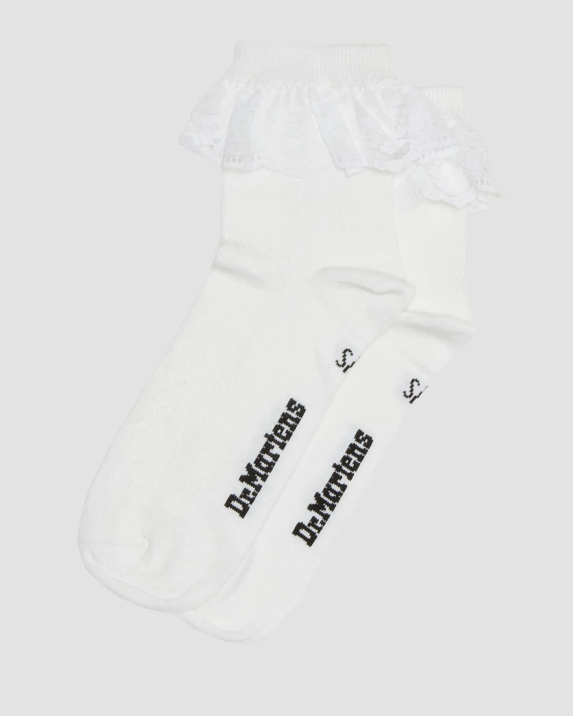 Dr. Martens Frill Sock Organic Cotton Blend - White