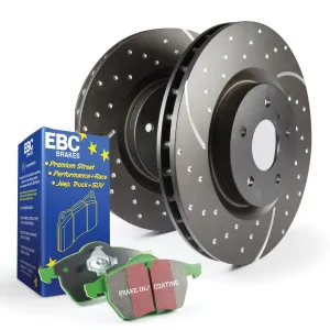 EBC Brakes S10KF1301 S10 Kits Greenstuff 2000 and GD Rotors