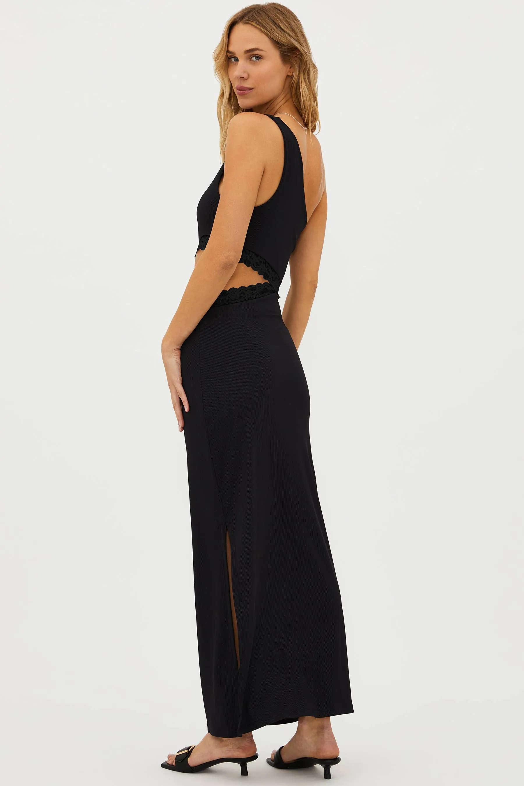 Genevieve Lace Dress Black