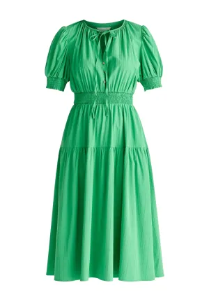 Green Peekaboo Back Dress