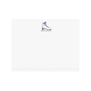Ice Figure Skate Note Card