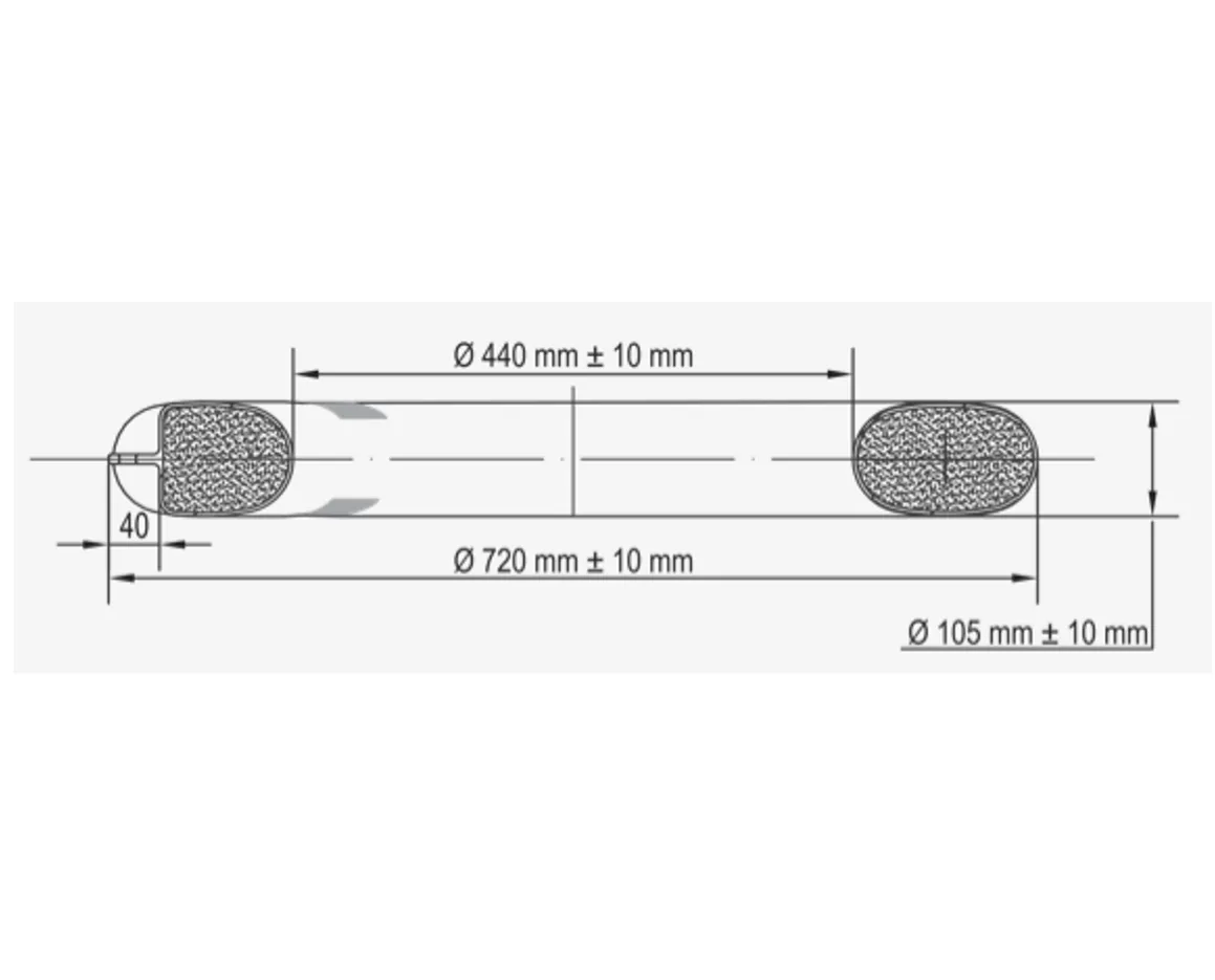 LALIZAS Lifebuoy Ring SOLAS with Reflective Tape