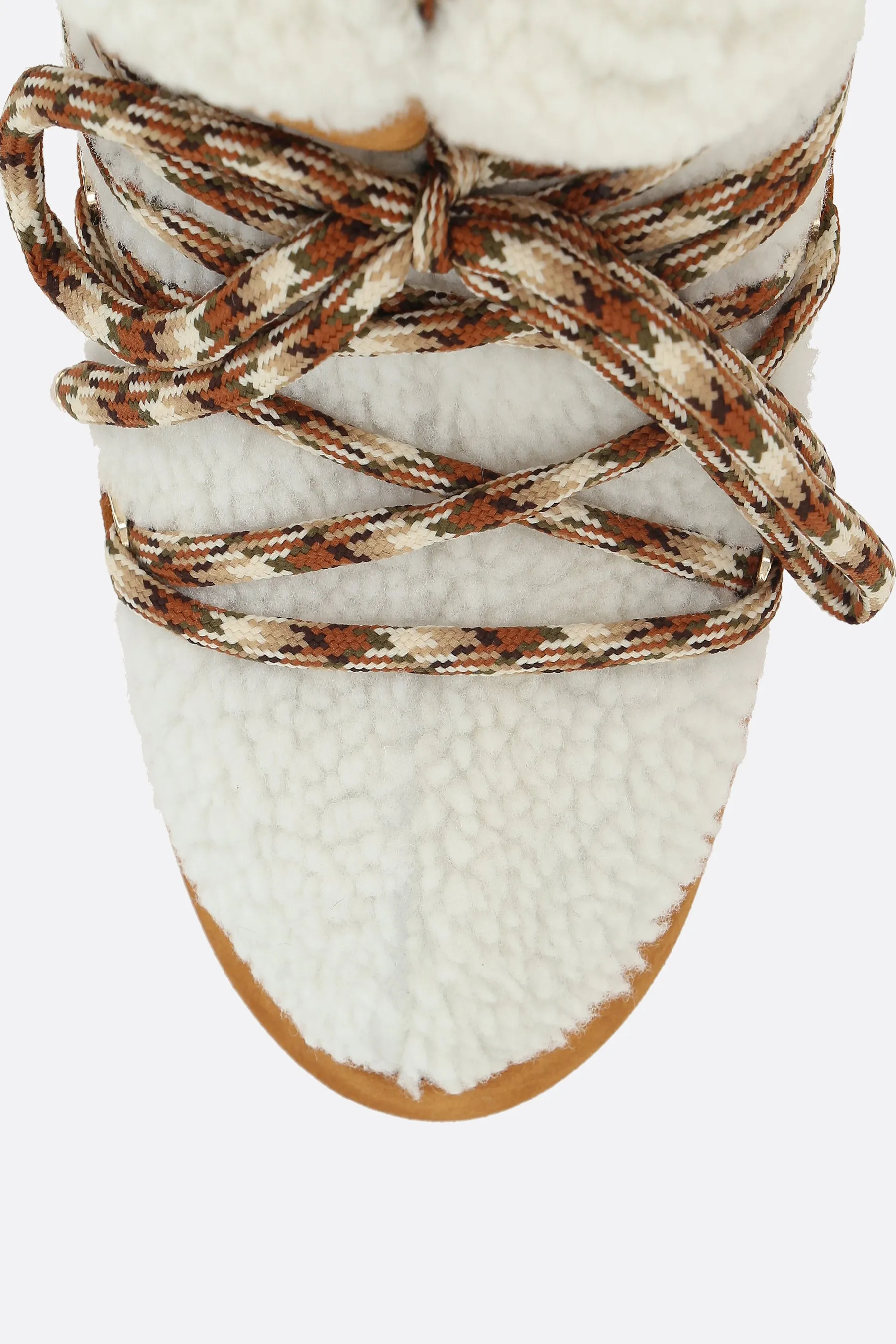 MB Icon Low suede and shearling snow boots