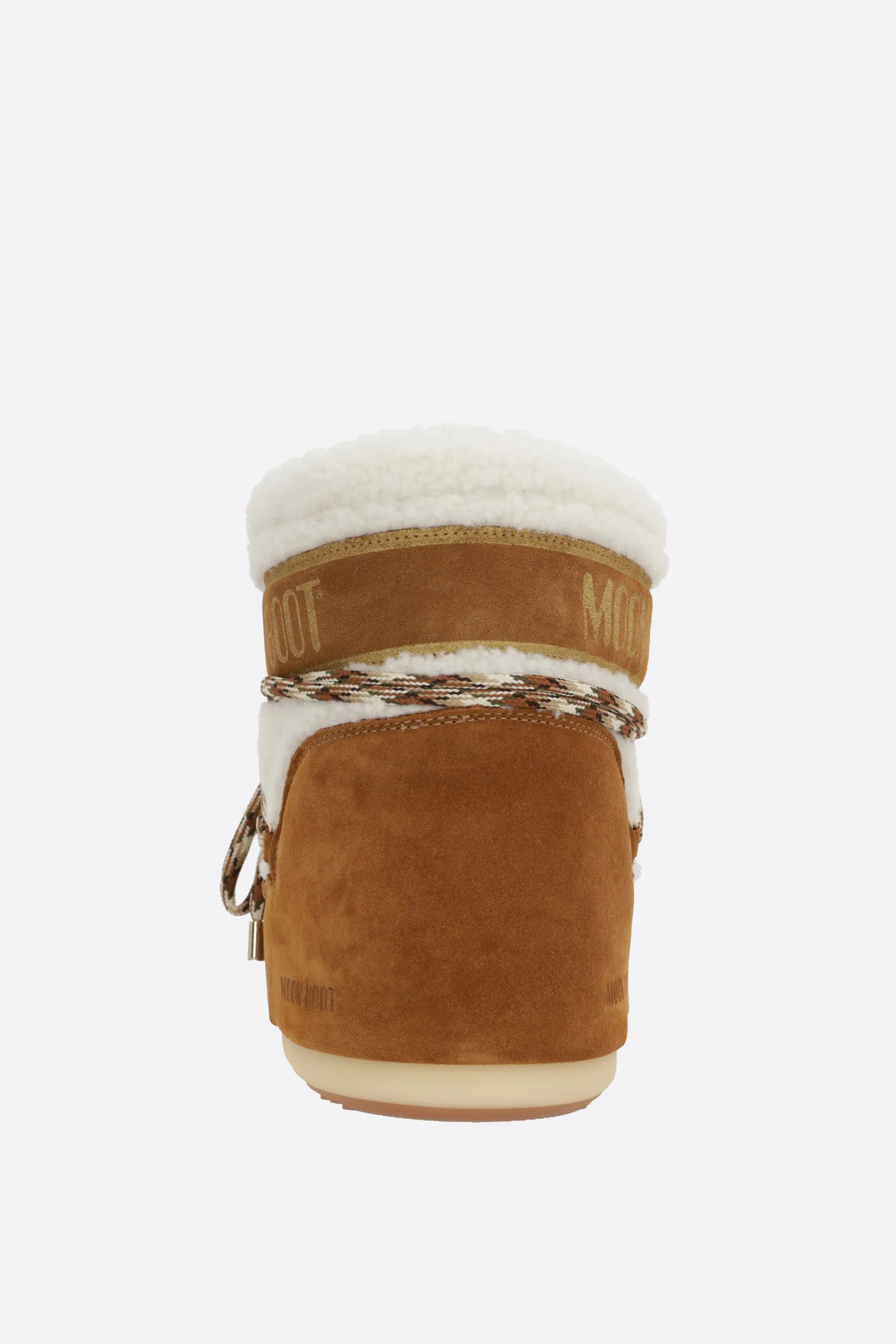 MB Icon Low suede and shearling snow boots