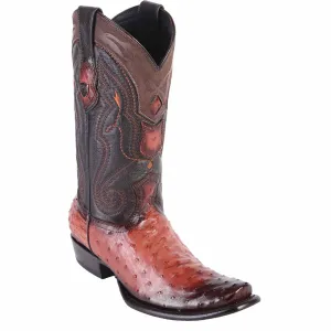 Men's Wild West Ostrich Skin Dubai Toe Boot 2790357