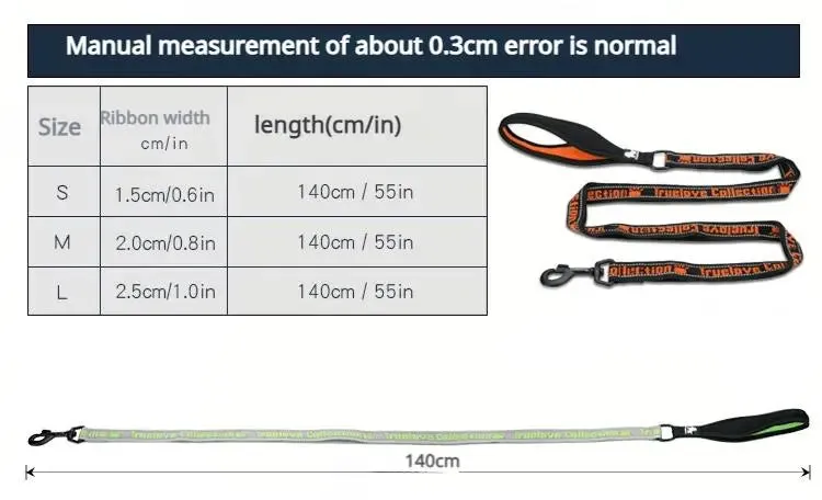Multi-Handle Dog Leash for Control and Comfort