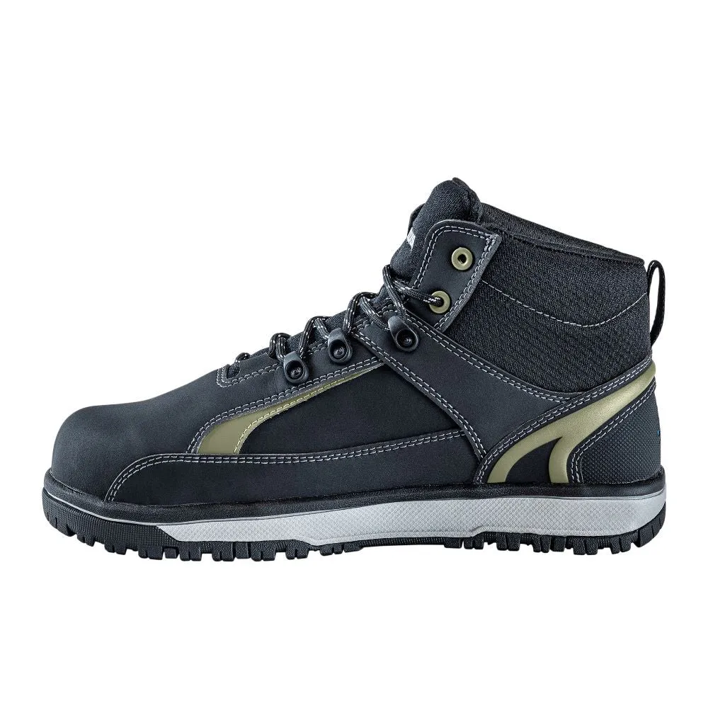 'Nautilus' Men's Urban Int. MetGuard EH SR Alloy Toe - Black / Olive