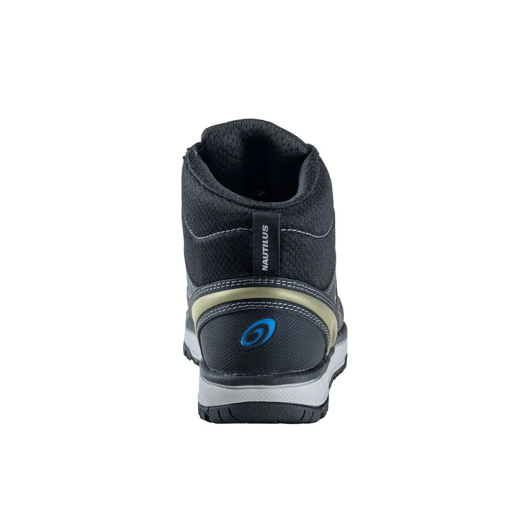 'Nautilus' Men's Urban Int. MetGuard EH SR Alloy Toe - Black / Olive