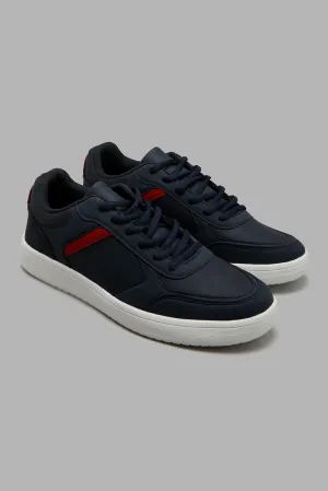 Navy Plain Skate Shoe