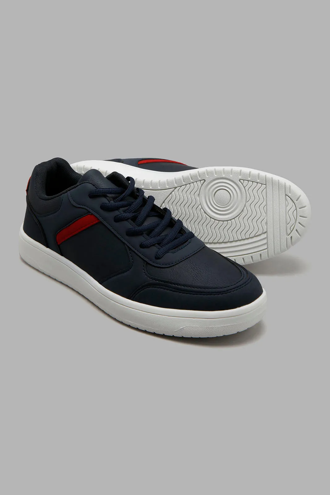 Navy Plain Skate Shoe