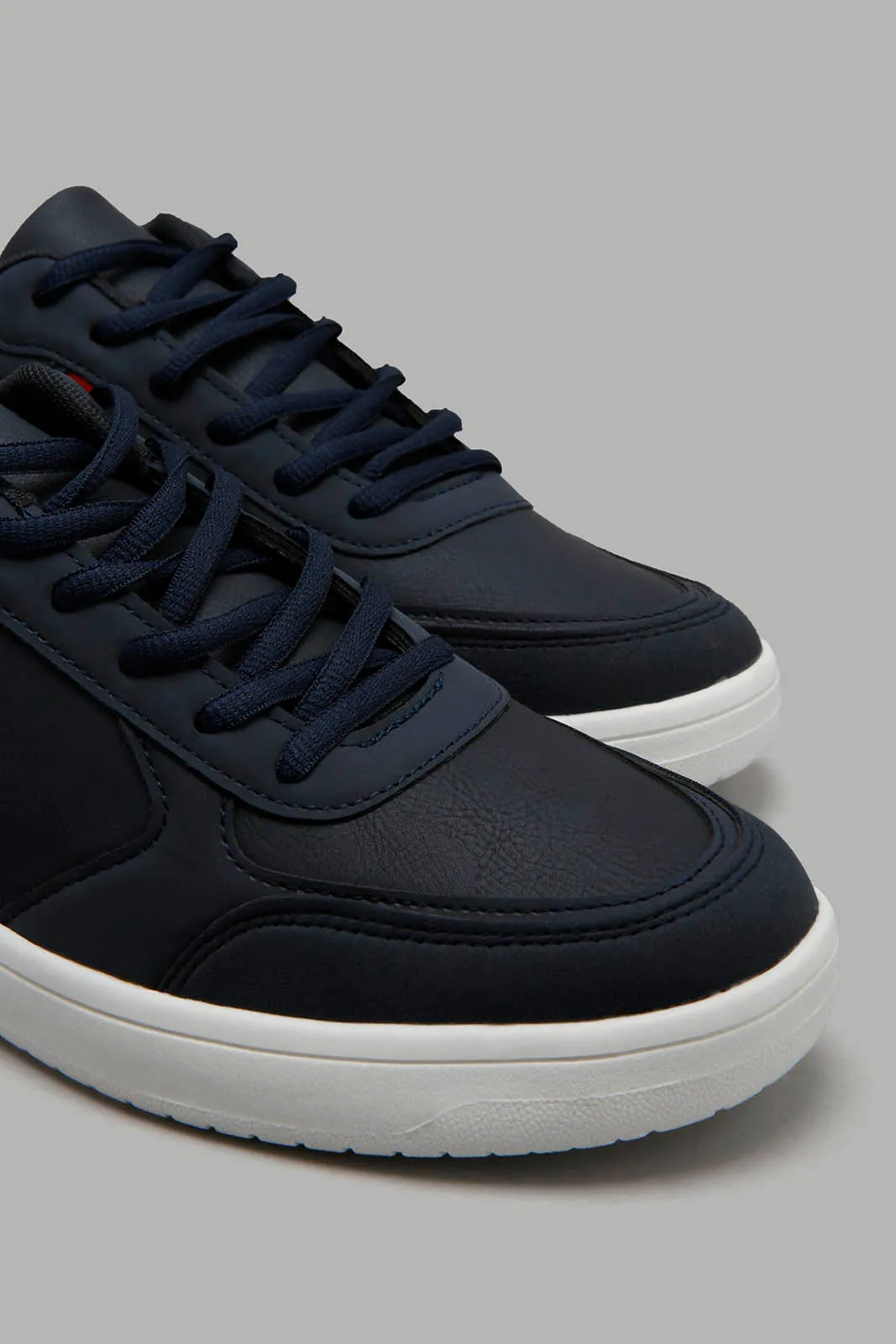 Navy Plain Skate Shoe
