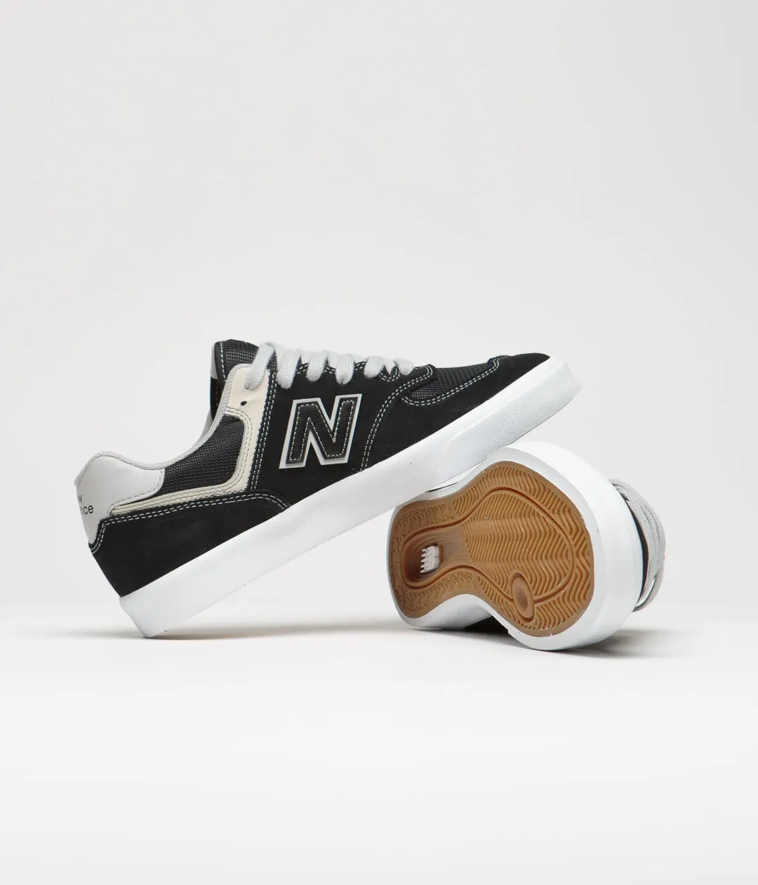 New Balance Numeric 574 Shoes - Black / Grey