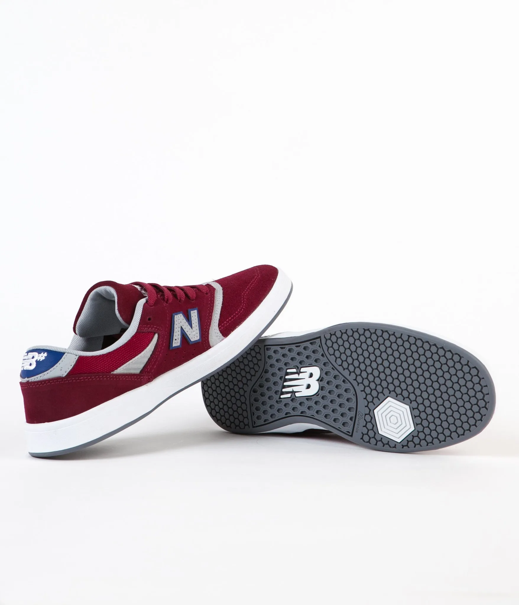 New Balance Numeric 598 Shoes - Red / Grey