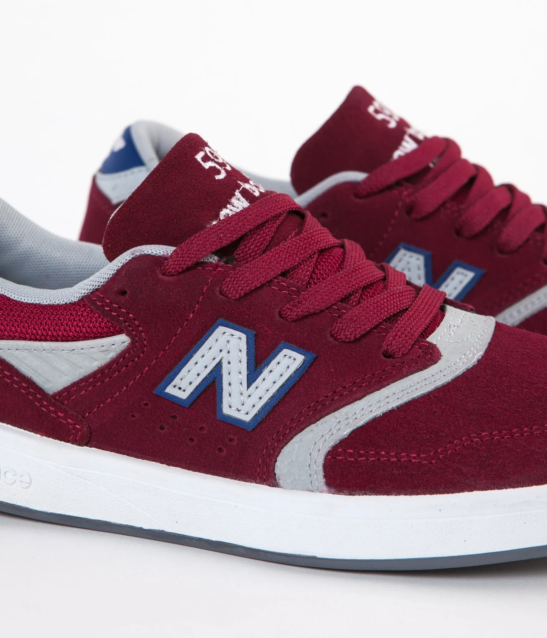 New Balance Numeric 598 Shoes - Red / Grey