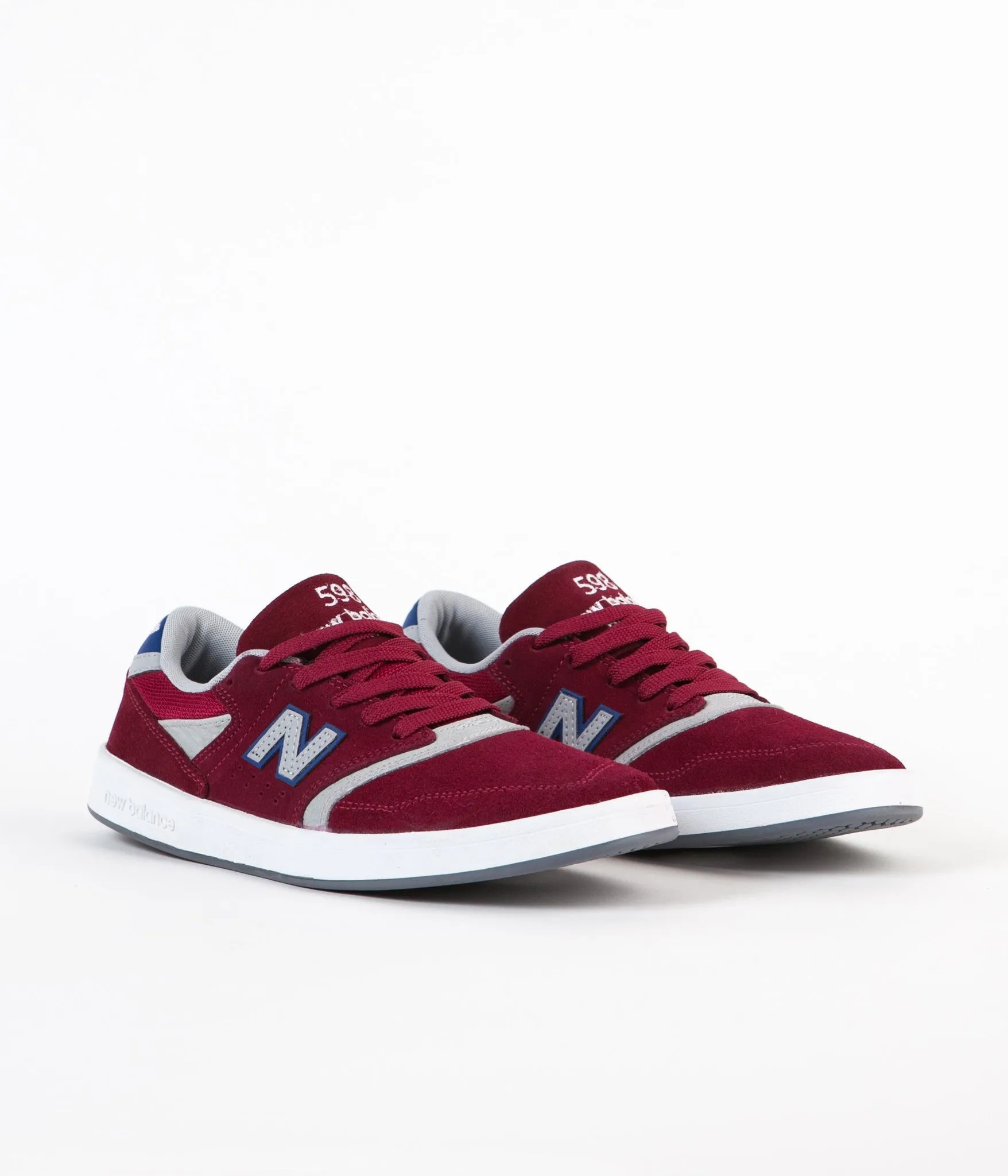 New Balance Numeric 598 Shoes - Red / Grey