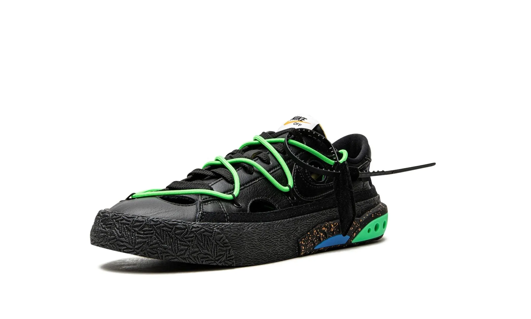 Nike Blazer Low Off-White Black Electro Green