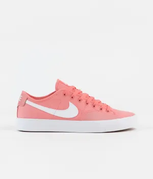 Nike SB Blazer Court Shoes - Pink Salt / White - Pink Salt - White