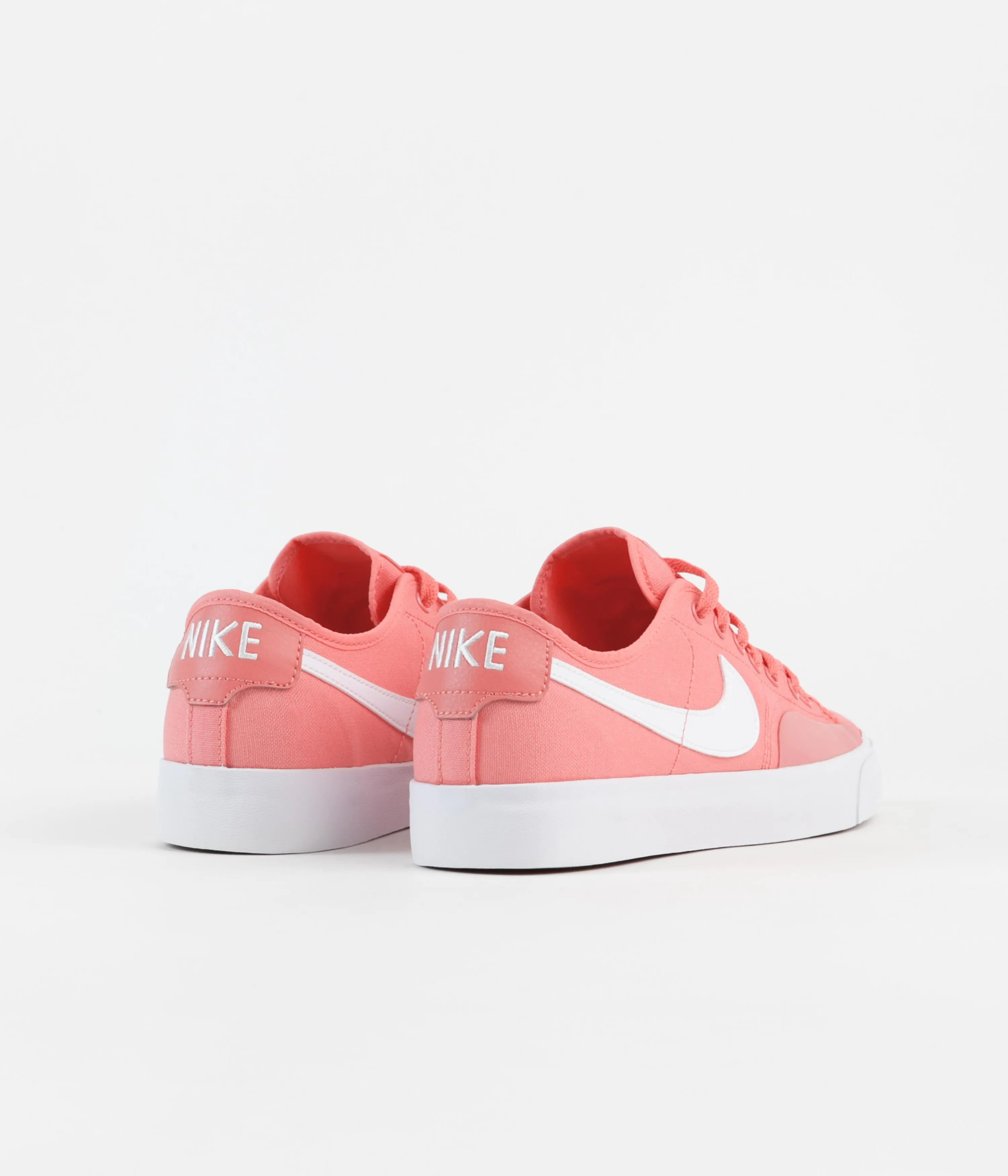 Nike SB Blazer Court Shoes - Pink Salt / White - Pink Salt - White