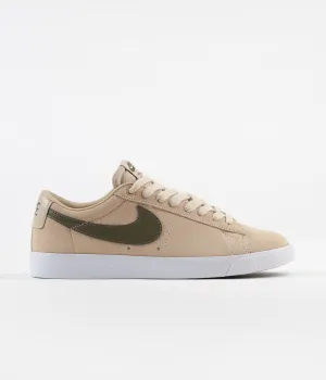 Nike SB Blazer Low GT Shoes - Desert Ore / Medium Olive