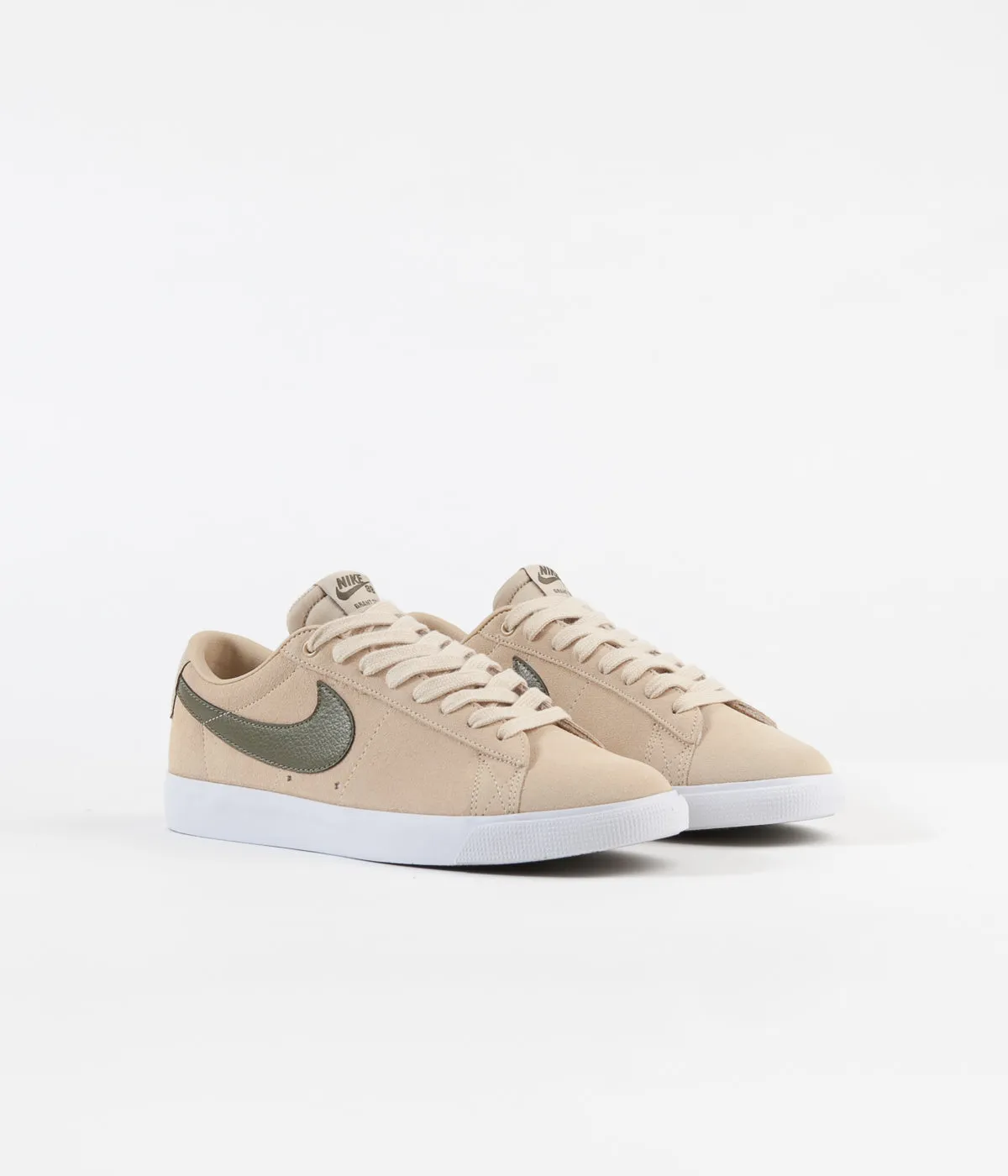 Nike SB Blazer Low GT Shoes - Desert Ore / Medium Olive