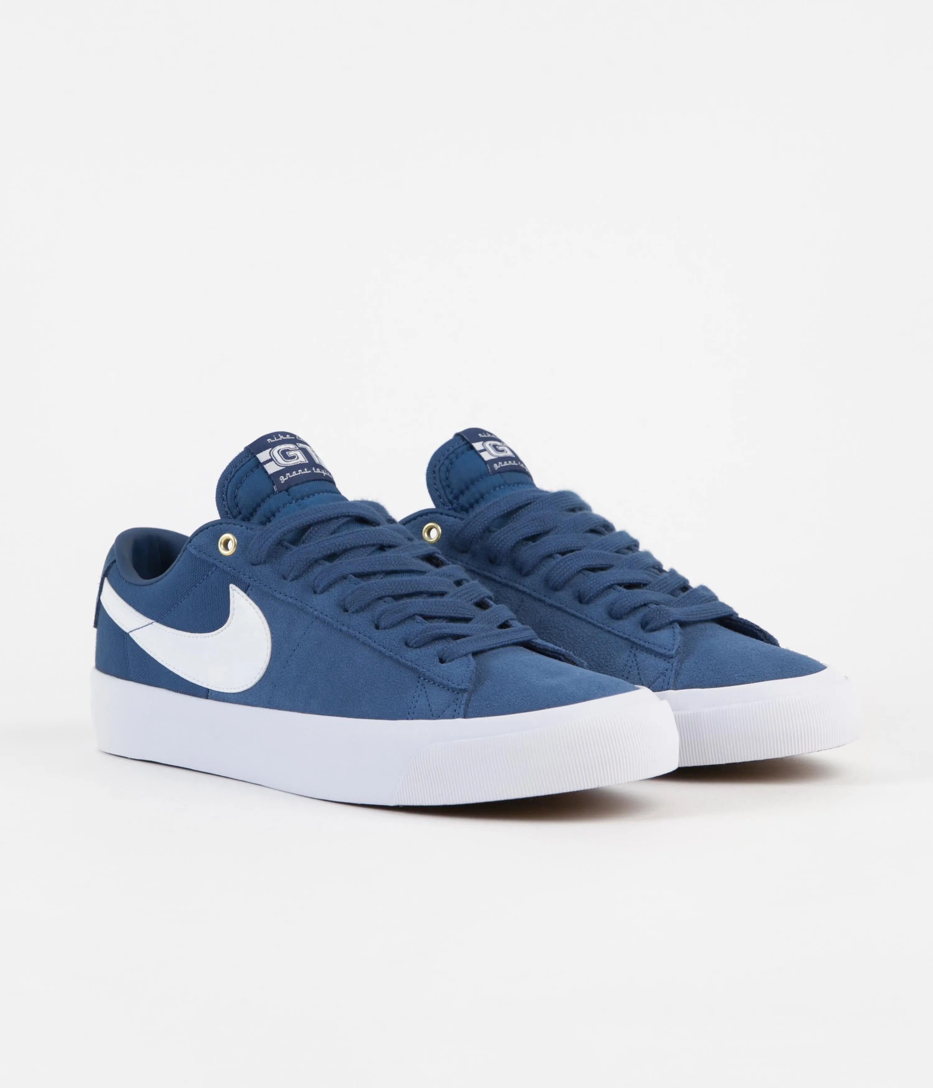 Nike SB Blazer Low Pro GT Shoes - Court Blue / White - Court Blue