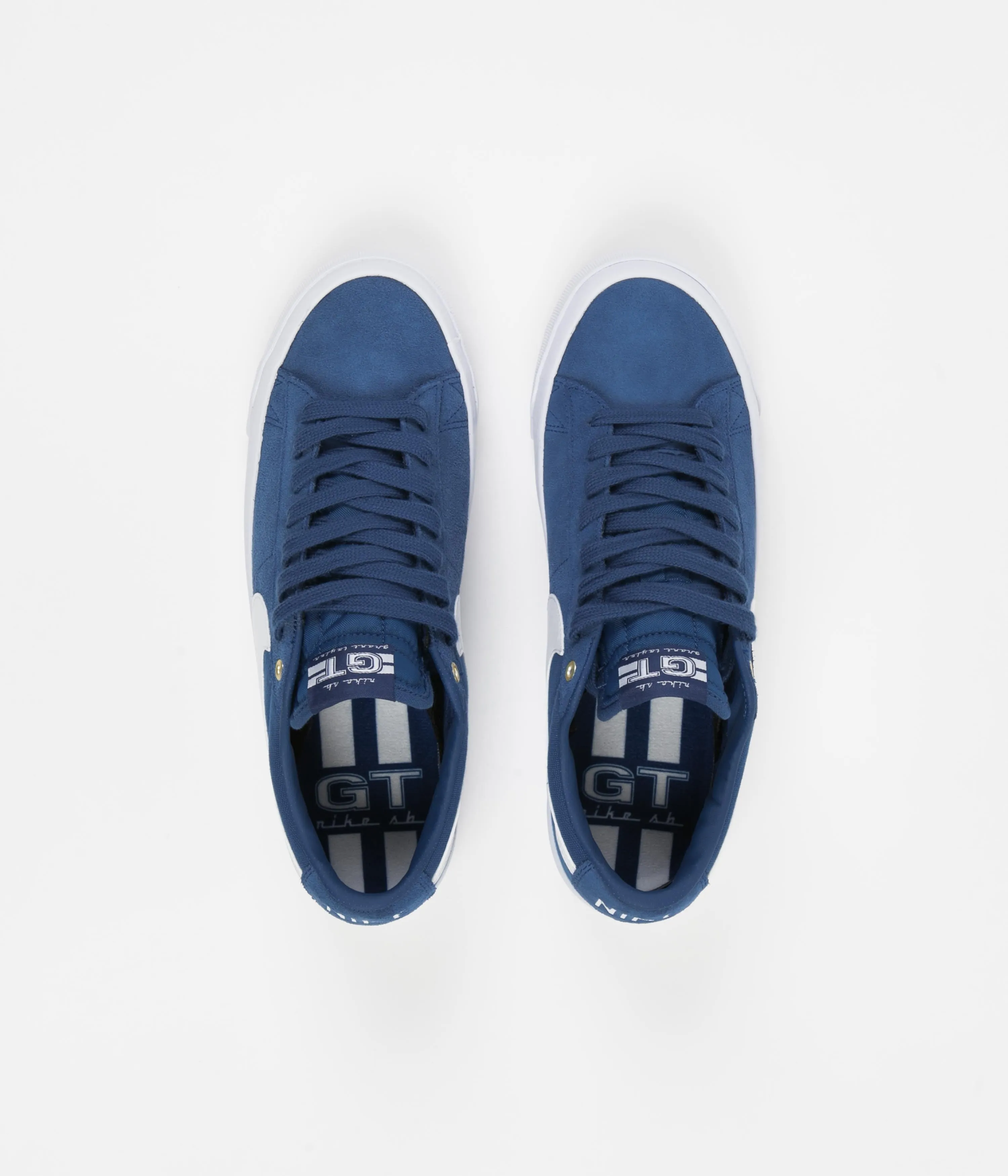 Nike SB Blazer Low Pro GT Shoes - Court Blue / White - Court Blue