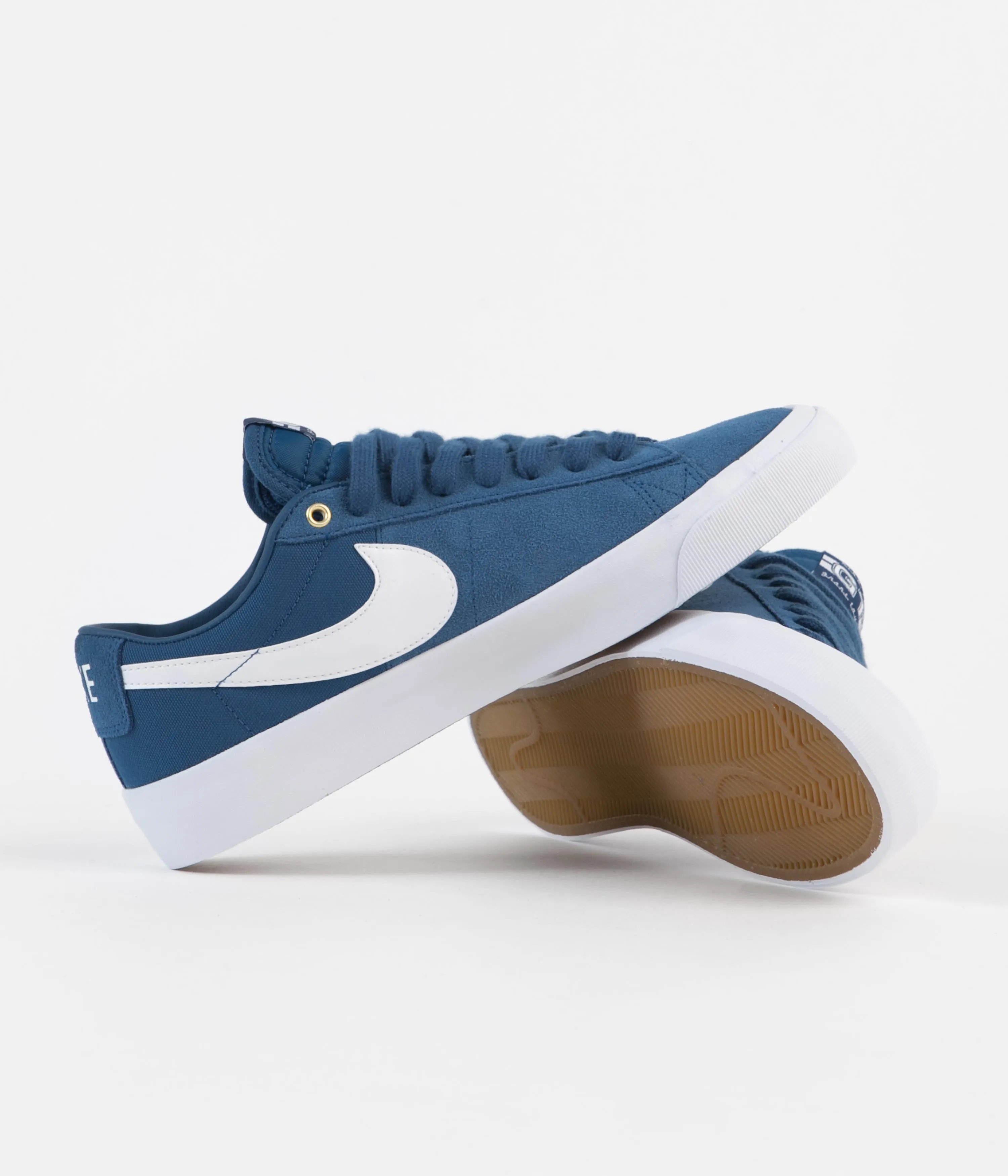 Nike SB Blazer Low Pro GT Shoes - Court Blue / White - Court Blue
