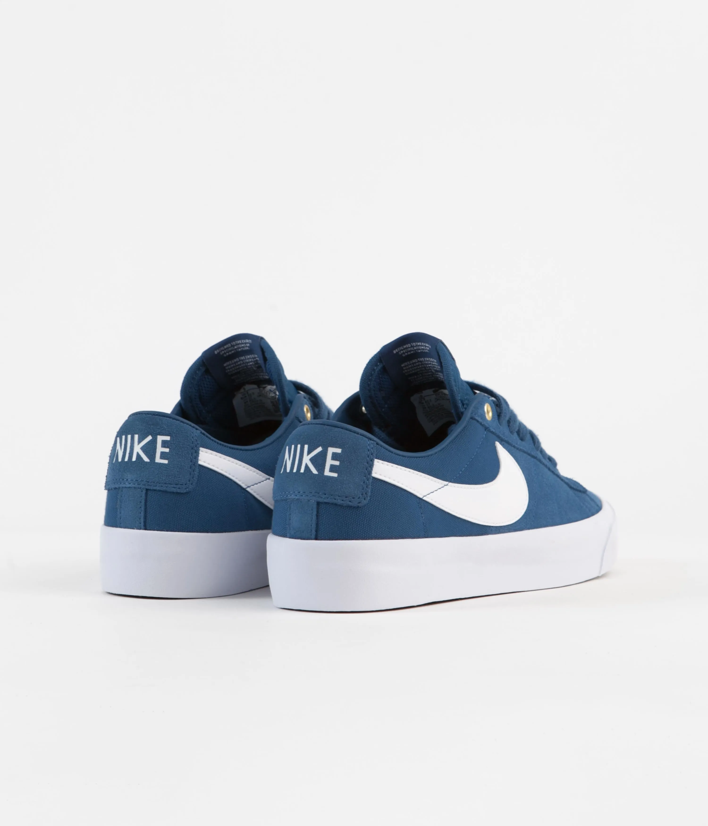 Nike SB Blazer Low Pro GT Shoes - Court Blue / White - Court Blue