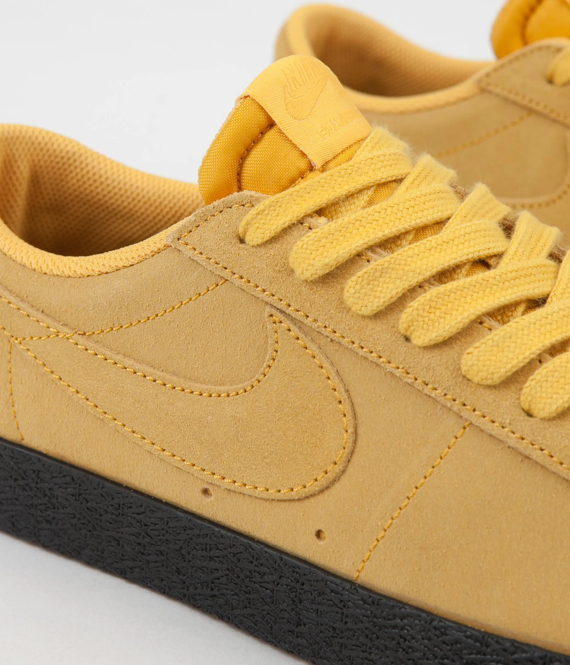 Nike SB Blazer Low Shoes - Yellow Ochre / Yellow Ochre - Black