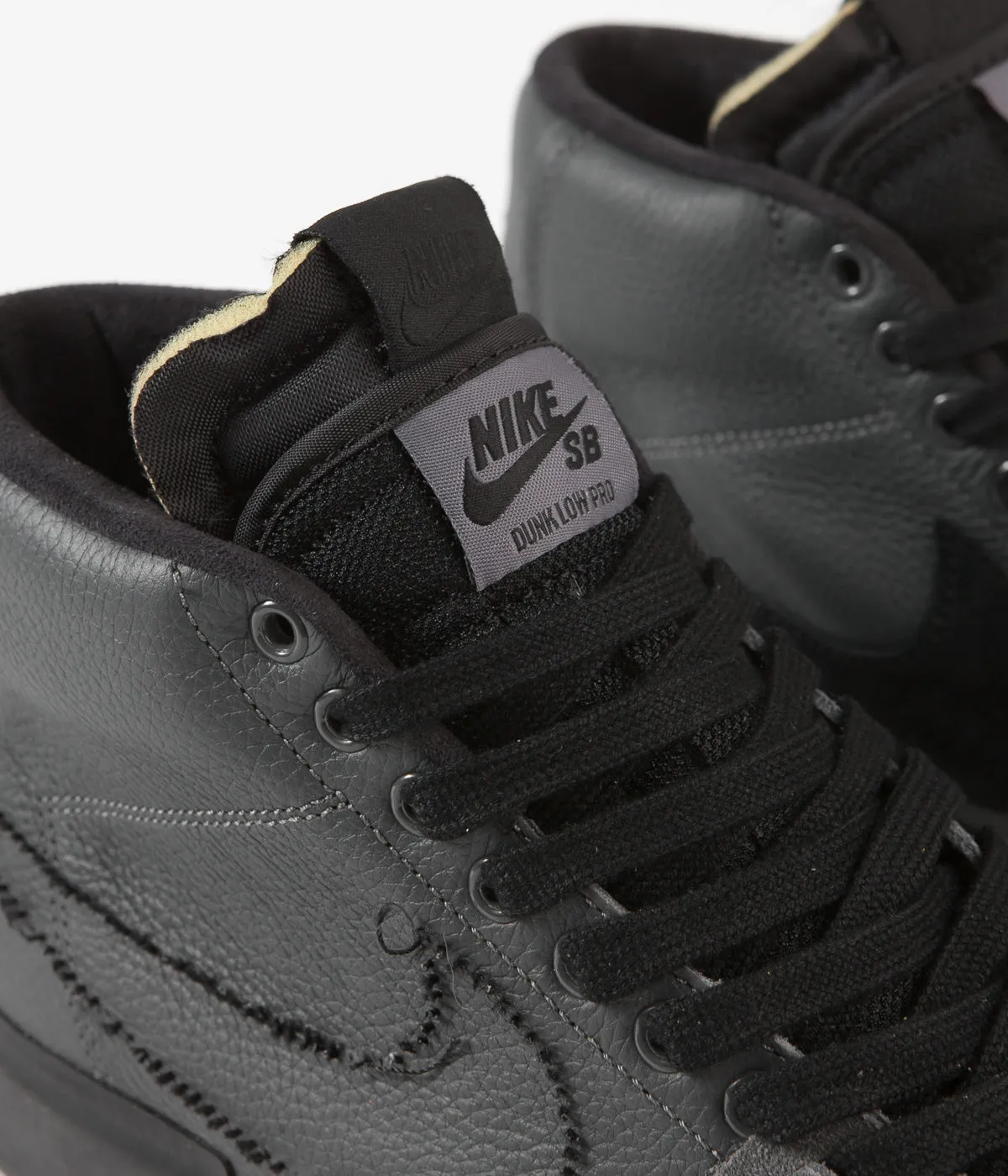 Nike SB Blazer Mid Edge Shoes - Iron Grey / Black - Black