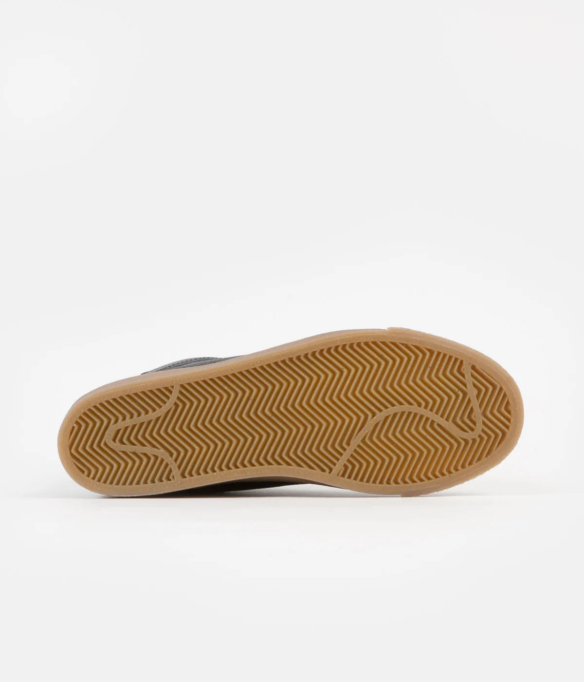 Nike SB Blazer Mid Premium Shoes - Black / White - Black - Gum Light Brown