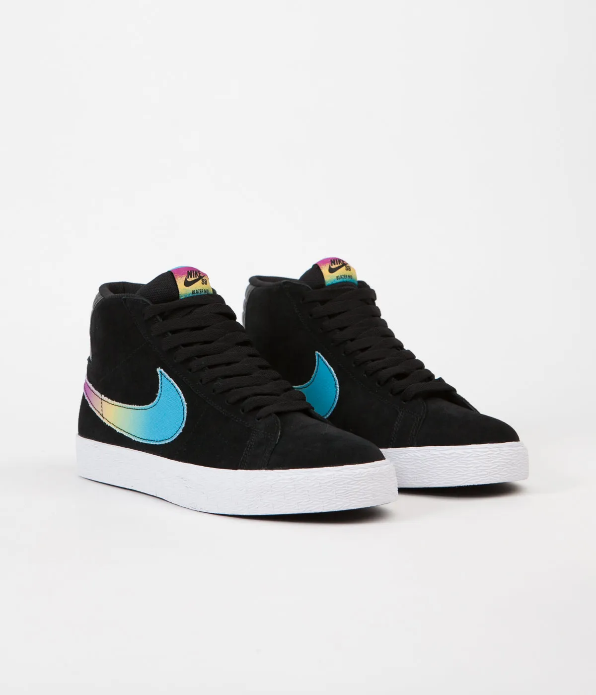 Nike SB Blazer Mid QS 'Lance Mountain' Shoes - Black / Multi Colour