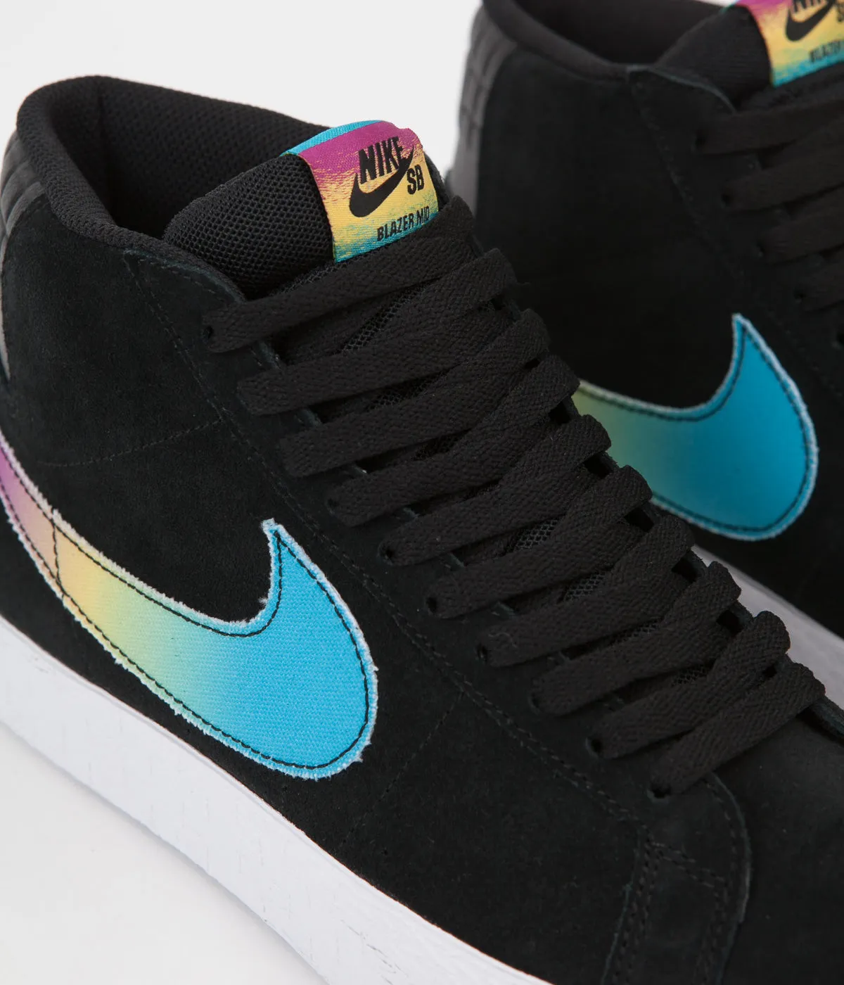 Nike SB Blazer Mid QS 'Lance Mountain' Shoes - Black / Multi Colour