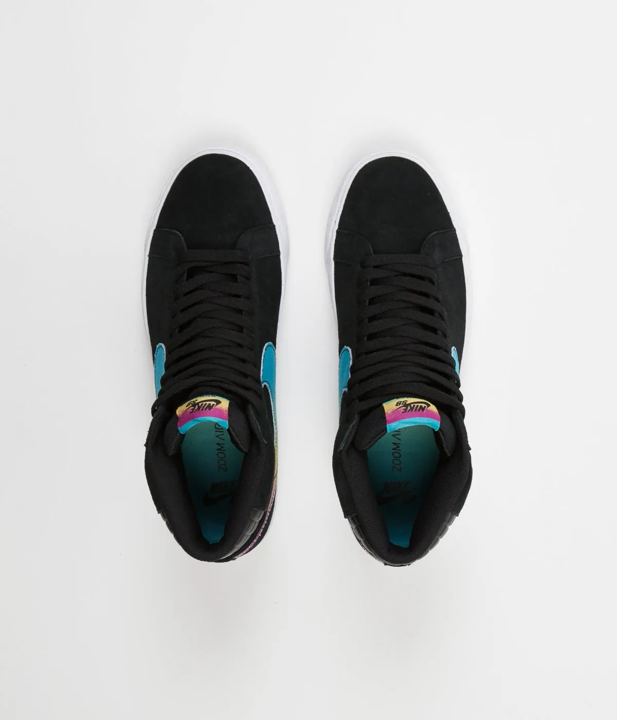 Nike SB Blazer Mid QS 'Lance Mountain' Shoes - Black / Multi Colour