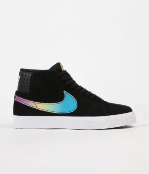 Nike SB Blazer Mid QS 'Lance Mountain' Shoes - Black / Multi Colour
