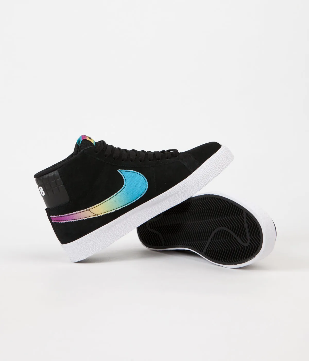 Nike SB Blazer Mid QS 'Lance Mountain' Shoes - Black / Multi Colour