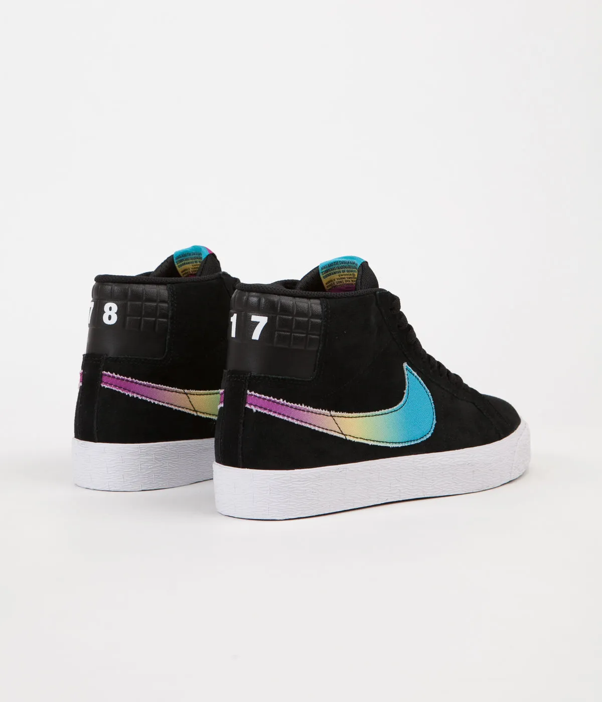 Nike SB Blazer Mid QS 'Lance Mountain' Shoes - Black / Multi Colour