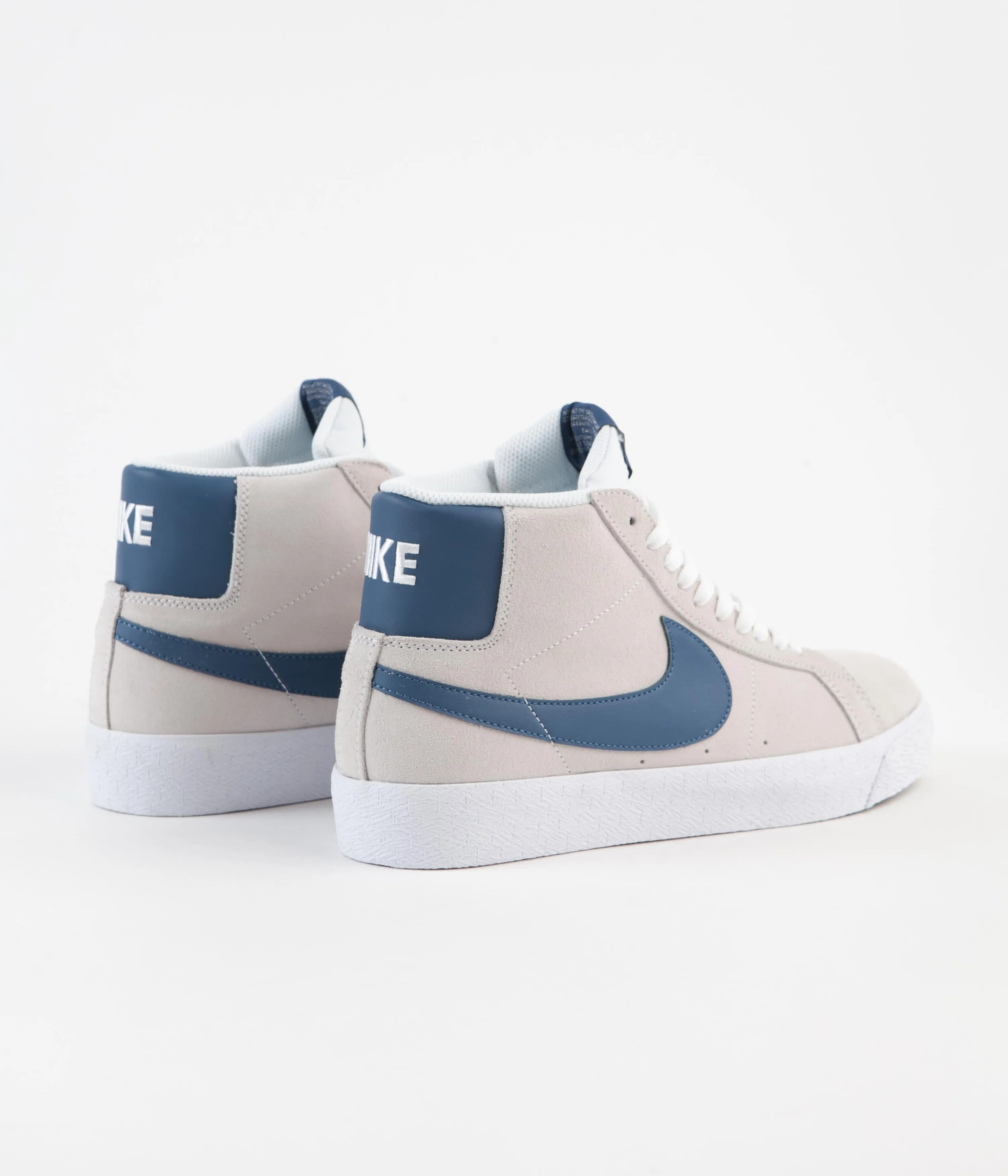 Nike SB Blazer Mid Shoes - White / Court Blue - White - White