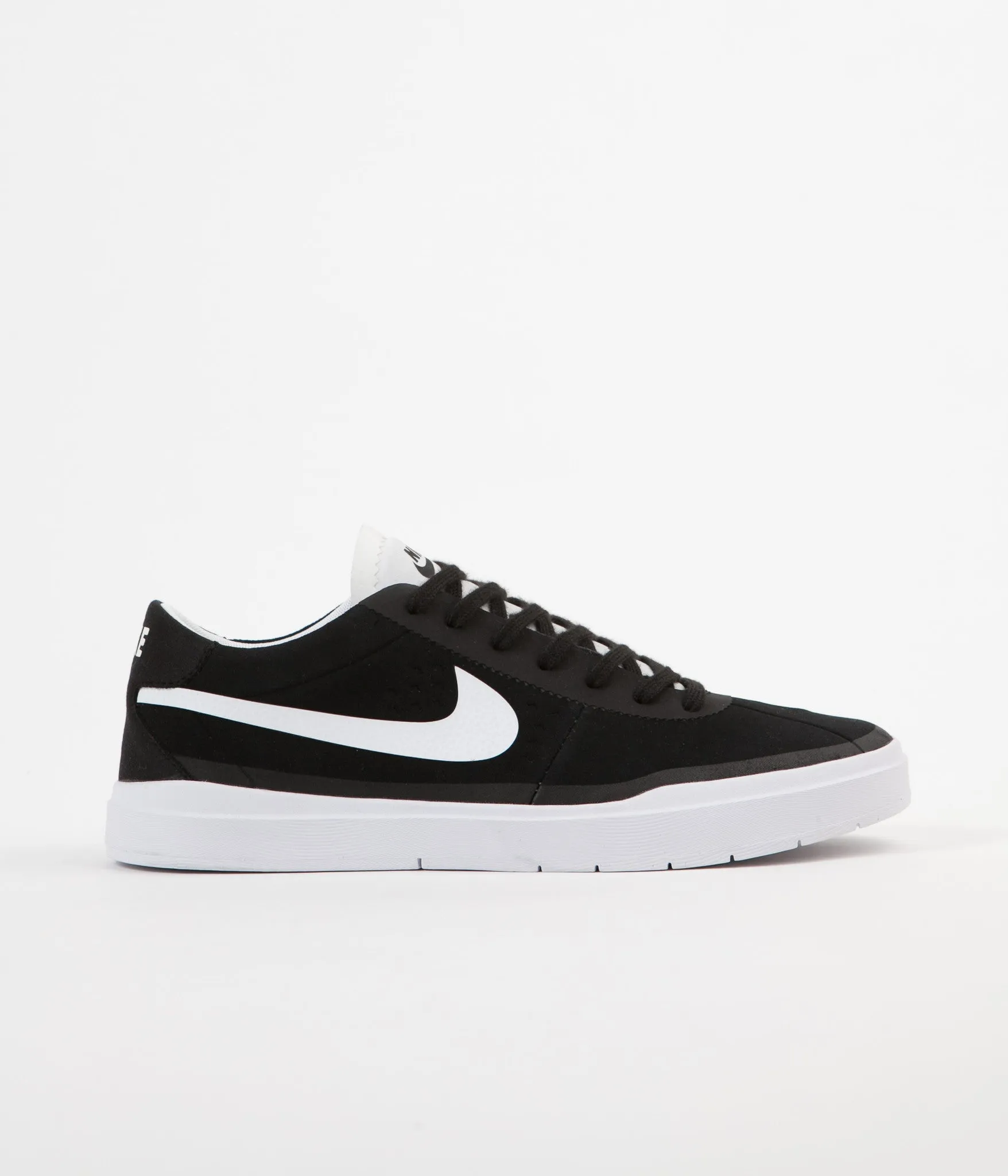 Nike SB Bruin Hyperfeel Shoes - Black / White - White