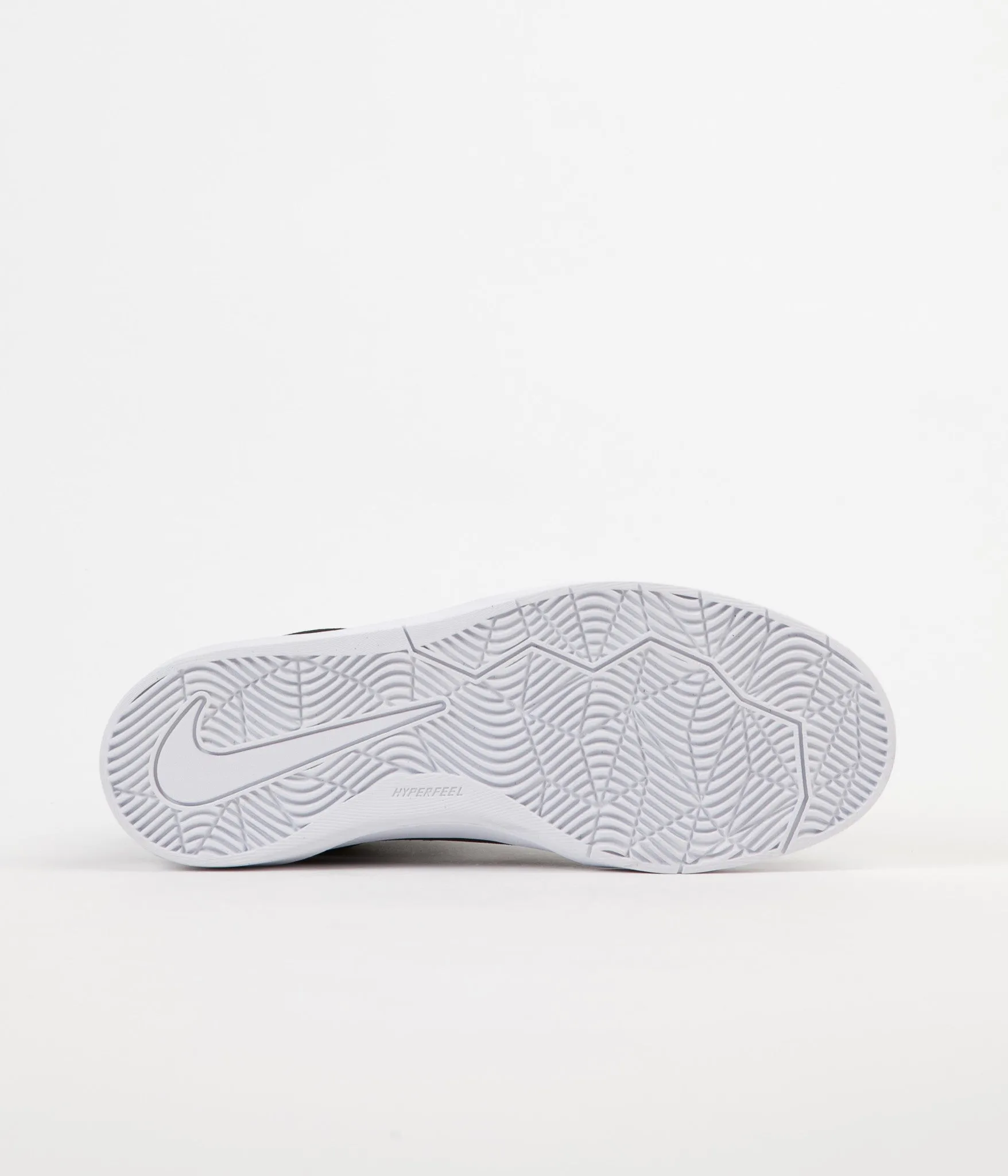 Nike SB Bruin Hyperfeel Shoes - Black / White - White