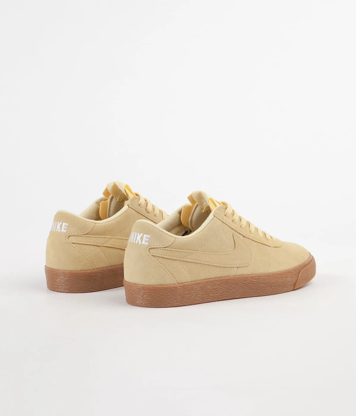 Nike SB Bruin Premium SE Shoes - Lemon Wash / Lemon Wash - White