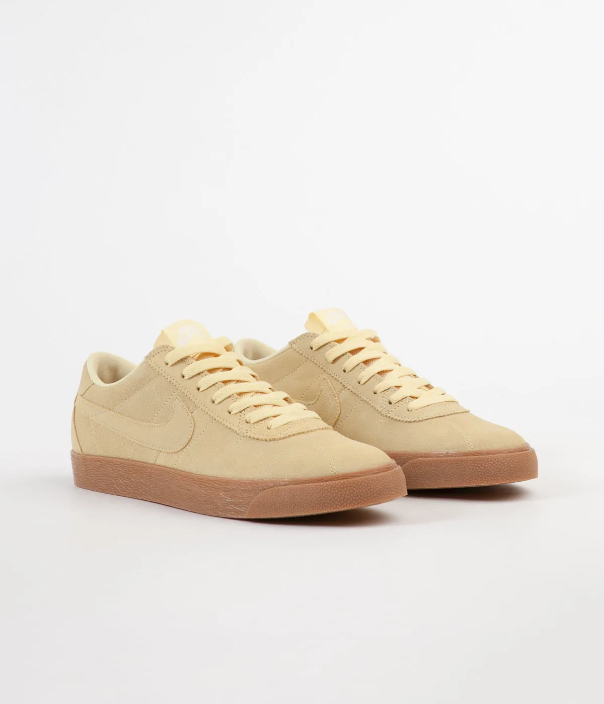 Nike SB Bruin Premium SE Shoes - Lemon Wash / Lemon Wash - White