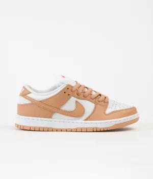 Nike SB Dunk Low Pro Orange Label Shoes - Light Cognac / Light Cognac - White - Light Cognac