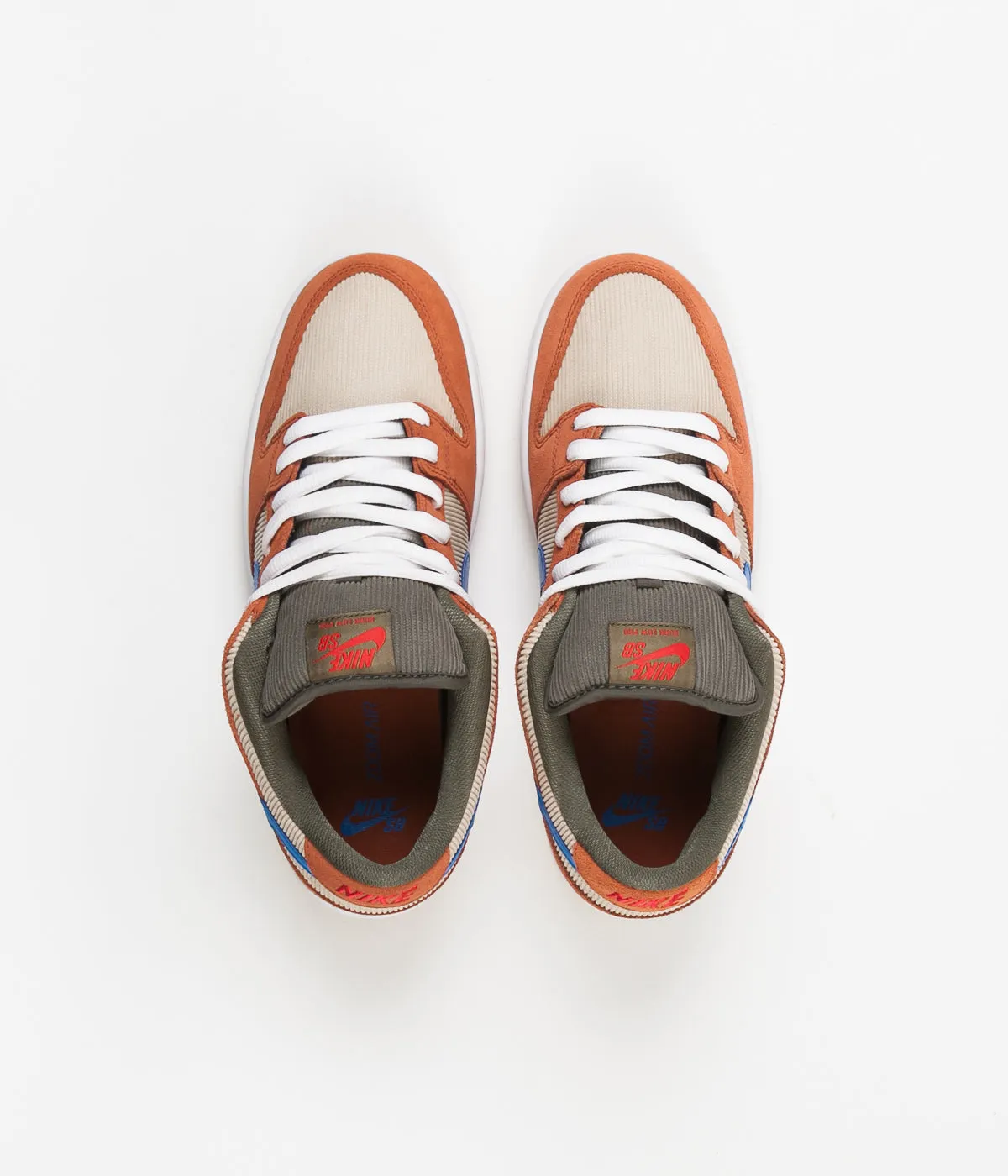 Nike SB Dunk Low Pro Shoes - Dusty Peach / Photo Blue - Desert Ore