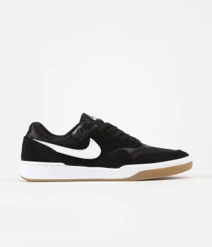 Nike SB GTS Return Shoes - Black / White - Black - Gum Light Brown