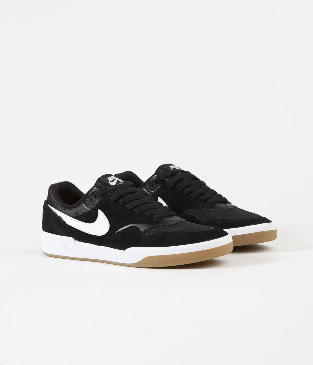 Nike SB GTS Return Shoes - Black / White - Black - Gum Light Brown
