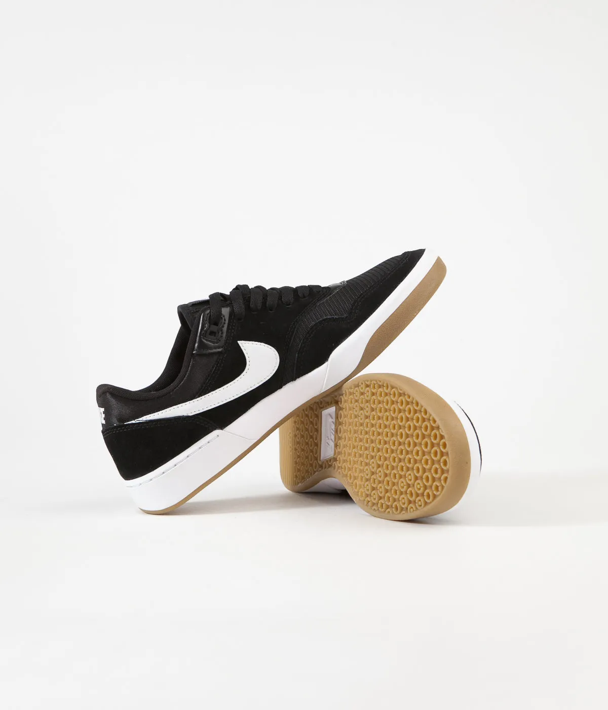 Nike SB GTS Return Shoes - Black / White - Black - Gum Light Brown