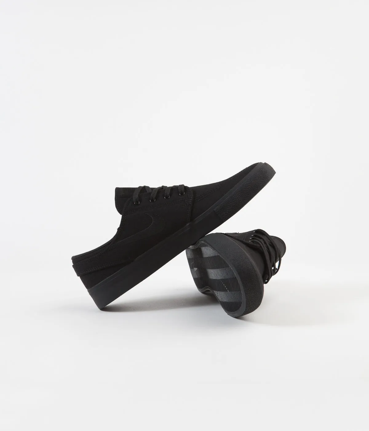 Nike SB Janoski Canvas Remastered Shoes - Black / Black - Black - Black