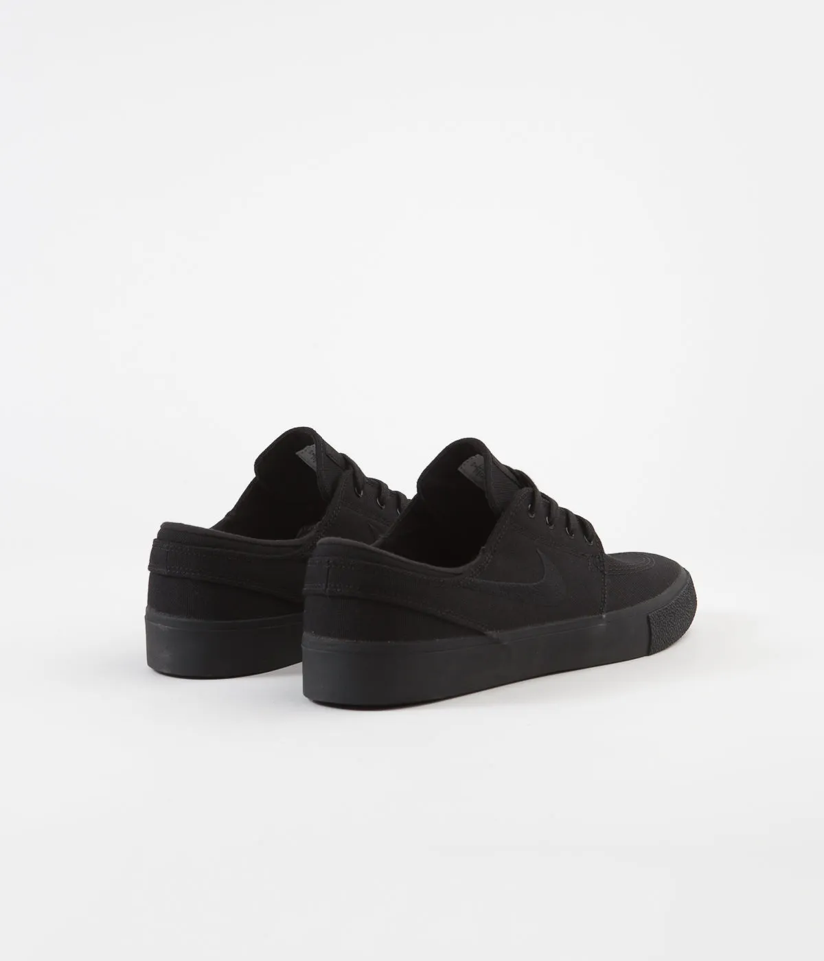 Nike SB Janoski Canvas Remastered Shoes - Black / Black - Black - Black